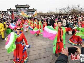 霸州市勝芳鎮：傳統花會鬧元宵 千年古鎮尋年味