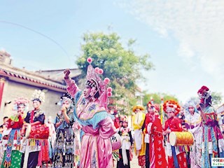 省級非遺“火神信俗”在勝芳古鎮上演