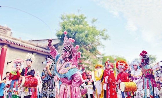 省級(jí)非遺“火神信俗”在勝芳古鎮(zhèn)上演